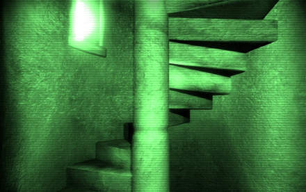 Use the Ghost-Hunting Goggles, from Dark Fall, to see paranormal phenomena.