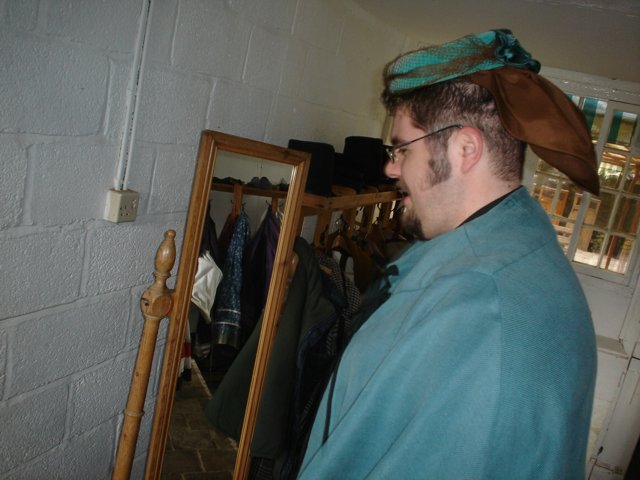 HHmm, maybe I'll dress as a man after all.